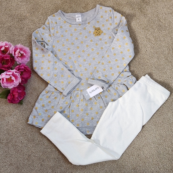 Carter's Dotted Owl Set - Picture 2 of 7